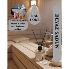 Misra Home 100ML Beyaz Sabun Kokusu Çubuklu Oda Kokusu Koku Dolap Kokusu Oda Parfümü Kokusu White Soap