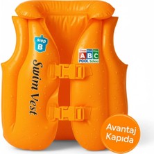 Premini Çocuk Yüzme Yeleği, 18-25 Kg, Deniz ve Havuz Için Güvenli ve Rahat