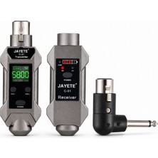 Gümrük Bey Jayete C‑01 Kablosuz Mikrofon Dönüştürücü – 48V Phantom Power, 30–50M Uhf Alıcı Verici