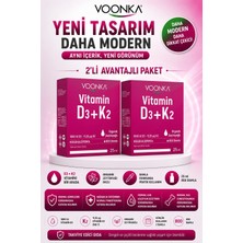 Voonka Vitamin D3+K2 Damla 25 ml 2 Adet