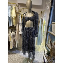 Mu&Me Boutiqe Kimono Desenli Aksesuar Detaylı