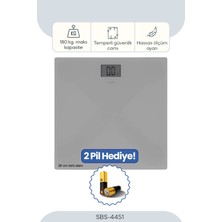 Empressco Koyu Gri Banyo Baskülü, Hassas Ölçüm ve Şık Tasarım