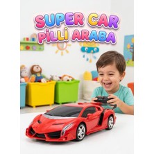 Farbu Oyuncak Uzaktan Kumandalı Süper Araba 1:18 Ölçekli 4 Fonksiyonlu Radyo Kontrol Sistemli Oyuncak Araba