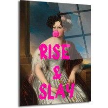 GLAZELLA Rise &amp; Slay Bubblegum Kraliçesi Modern Cam Tablo