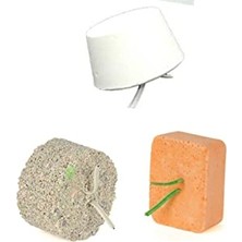 Die Grup Kuşlar Için Gaga Taşı Seti (Mineral Blok + Enerji Blok + Beak Stone Gaga Taşı)