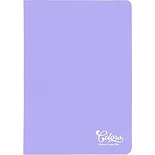 Die Grup Colors A5 60 Yaprak Çizgili Defter, Pudra Mavi
