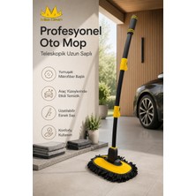 Missclean Profesyonel Oto Mop Uzun Saplı Cam ve Kaporta Temizleyici