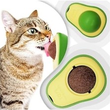 Die Grup Avokado Catnipli Kedi Çimi Topu Avokado Kedi Nanesi Oyuncağı