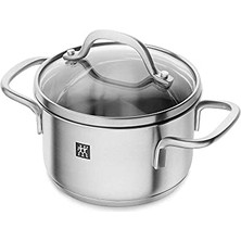 Die Grup Zwilling 666521200 Paslanmaz Çelik Tencere 12 Cm, Metalik Gri
