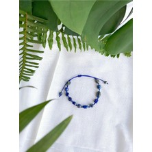 Atölye Merdiven Unisex Lapis Lazuli Tasarım Doğaltaş Bileklik