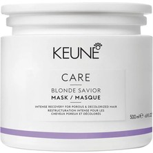 Keune Care Blonde Savior Onarıcı Saç Maskesi 500 ml - Besleyici Şekillendirici Saç Bakımı