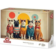 Die Grup Art Puzzle Retro Yazına Hazır 500 Parça Puzzle