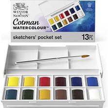 Die Grup Cotman Sketchers Pocket Box 1/2 Tablet 12LI Sulu Boya