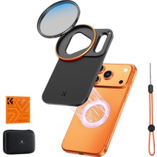 K&f Concept iPhone 17 Pro Uyumlu Cpl Filtre + Manyetik Filtre Montaj Adaptörü