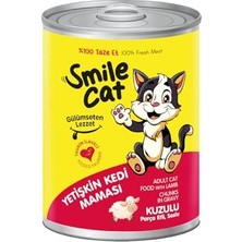Die Grup Smile Cat Konserve Yetişkin Kedi 400 gr Kuzulu Mama