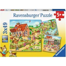 Die Grup 3X49 Parçalı Puzzle Köyde Tatil