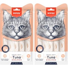 Die Grup Ton Balığı&somon 5X14 gr Likit Kedi Ödülü 2li Paket