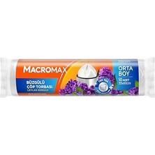 Die Grup Macromax Büzgülü Leylak Çöp Torbası Orta Boy 10'lu