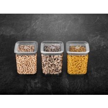 Die Grup Sude Kare Saklama Kabı, 3X1000 ml