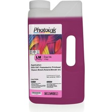 Photoink DX5/DX7/5113 Kafa Uyumlu 1000 ml Açık Kırmızı Light Magenta Dye Plotter Mürekkep (T - Pnd)