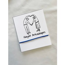 Atölye Merdiven Hayat Arkadaşım Arkadaş, Sevgili Hediye Bileklik Çift, Eş Hediyelik