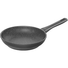 Die Grup Zwilling Marquina Plus Duraslide Yapışmaz Granit Kaplama Kızartma Tavası, 24 Cm, Granit ve Alüminyum, Siyah