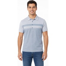 Bihan Store Erkek Cepli Polo Yaka Tişört 2526/ P-00007154-BUZ Mavisi