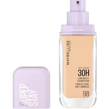 Die Grup  98 Maybelline New York Super Stay Lumi Matte Fondöten 98 Işıltılı Görünüm SPF 15 Alkol İçermez