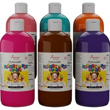 Die Grup Tamamlayıcı Renkler Parmak Boyası 6'lı Set 6X500 gr