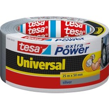Die Grup Tesa Extra Power Universal Duct Bant, Gaffer Bant, 25MX50MM, Gri