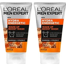 Die Grup L’oréal Paris 2'li Men Expert Hydra Energetic Wake Up Boost Yüz Temizleme Jeli 100 ml