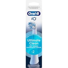 Die Grup Oral-B Io Ultimate Clean Beyaz Diş Fırçası Yedek Başlığı 2 Adet