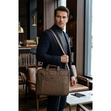 Byhakan GK38 VİYANA Su Geçirmez Suni Deri Evrak/Laptop Çanta Günlük Kullanım İçin Şık Tasarım