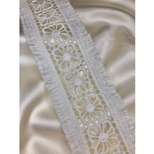 Ezel-In Tekstil Aksesuarları, Dekoratif Saçaklı Güpür Dantel, 1 Metre, KOD-ET81