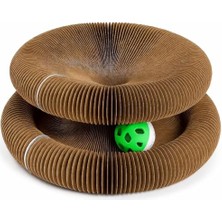 Die Grup Kedi Tırmalama Oyuncağı Interaktif Katlanabilir – Catnipli Akordeon Tasarım, Toplu & Zeka Geliştirici Kedi Oyuncağı – Dayanıklı Dalga Mukavva, Ev Içi Tırmalama ve Etkileşimli Oyun Ürünü