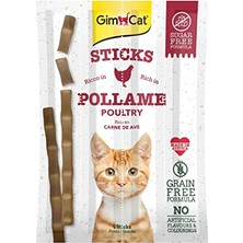 Die Grup Sticks Kümes Hayvanı Etli Tahılsız Ödül Çubukları, 4'lü (4 x 20 Gr)