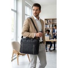 Byhakan GK38 VİYANA Laptop Çanta Su Geçirmez Suni Deri Günlük Kullanım İçin Şık Tasarım