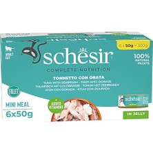 Die Grup Tam ve Dengeli Ton Balığı ile Çipuralı Jöle Içinde Kedi Konservesi Multipack 6X50G