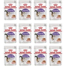 Die Grup Royal Canin Gravy Sterilised Kısırlaştırılmış Yaş Kedi Maması 85GR 12 Adet
