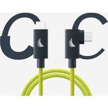 Angelbird Usb-C 4.0 2m Kablo Lime (Dik Açı)