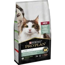 Die Grup Liveclear Sterilised Adult Kedi Maması, 1.4 Kg, Somon Etli, Yetişkin Kediler