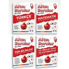Nartest Yayınevi Nartest Yayınları 8.sınıf Altın Sorular Ileri Seviye Türkçe-Matematik-Fen Bilimleri-Inkılap Tarihi Seti (4 Kitap)