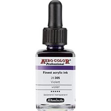 Die Grup Aero Color Professional Akrilik Airbrush Mürekkebi 28 ml 305 Violet