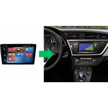 Navio Toyota Auris Uyumlu Android Gps Carplay 8+128 GB Kamera + Çerçeve (2013-2018) (Yazılımsal) Pro Series NV-3345