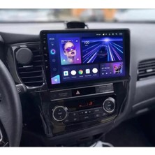Navio Mitsubishi Outlander Android Gps Carplay 8+256 GB Kamera + Çerçeve (2013-2020) (Yazılımsal) Pro Series NV-1209