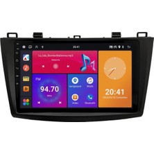 Navio Mazda 3 Android Multimedya Sistemi (2011-2014) 8+256 GB Premium Ekran (Yazılımsal) Pro Series NV-1737