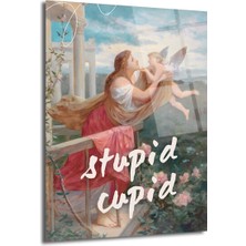 GLAZELLA "stupid Cupid" Temalı Aşk Dolu Cam Tablo