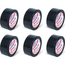 Die Grup 45 mm x 100 mt Siyah Koli Bandı 6 Adet