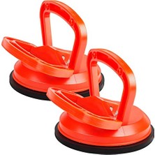 Die Grup Vantuz, 2 x Vantuz, 118 Mm, Yük Kapasitesi 40 kg Cam Kaldırıcı, Cam Kaldırıcı, Vantuz, Vakum Kaldırıcı, Turuncu