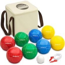 Die Grup 90 mm Backyard Boccia Seti, 8 Küre, Pallino, Çanta ve Ölçüm Ipi - Birinci Sınıf Reçine